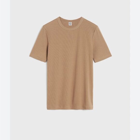 TOTEME Ribbed Jersey T-Shirt For A Small NWT $ 311.00 - Picture 2 of 5